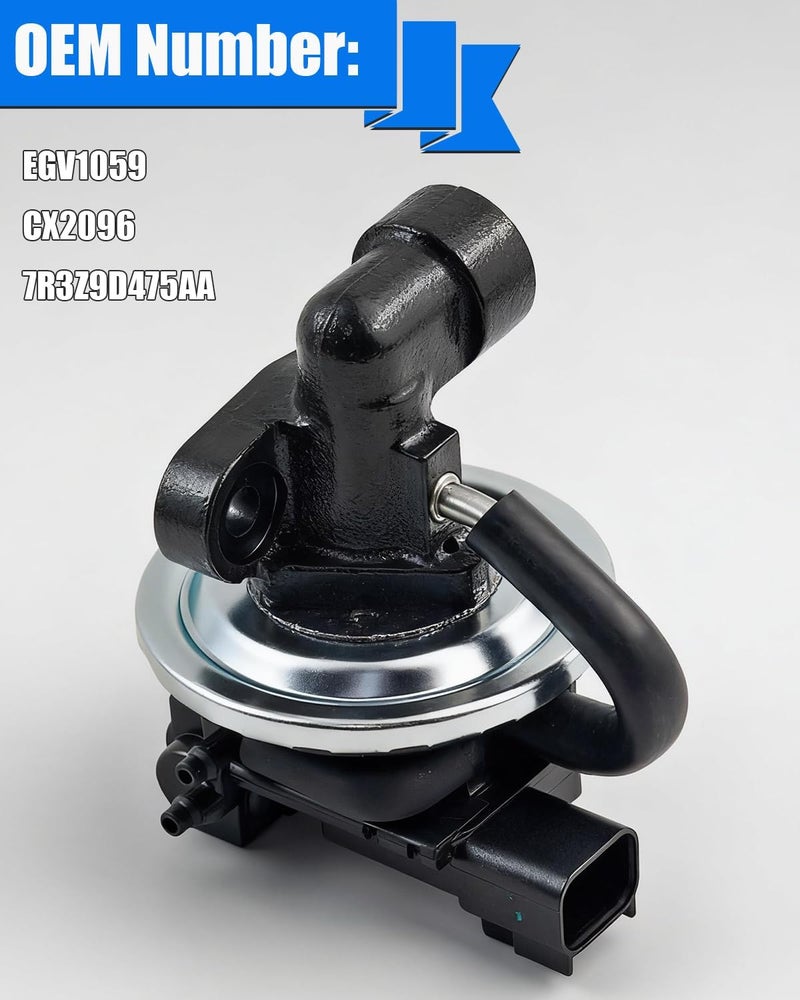 TINJO صمام EGR EGV1059 يناسب 2007 2008 2009 2010 2011 2012 2013 2014 فورد موستانج 5.4L-V8، صمامات إعادة تدوير غاز العادم استبدال OE 7R3Z9D475AA، CX2096 - Image 3